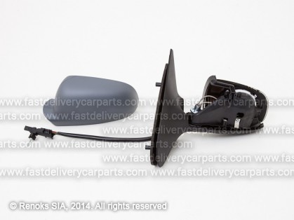 VW Polo 99->01 spogulis L ar trosēm gruntēts sfērisks