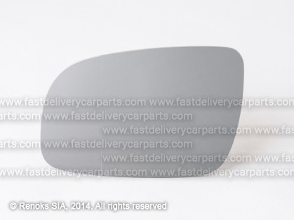 VW Polo 99->01 стекло зеркала с рамкой L с обогревом сферическое большое VIEW MAX