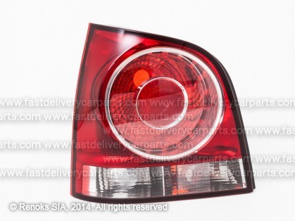 VW Polo 05->09 tail lamp L red without bulb holders DEPO