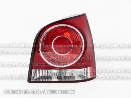 VW Polo 05->09 tail lamp R red without bulb holders DEPO