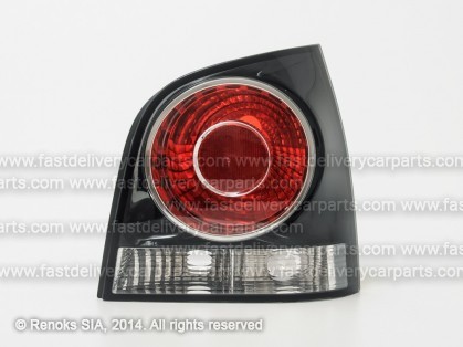 VW Polo 05->09 tail lamp R black without bulb holders TYC