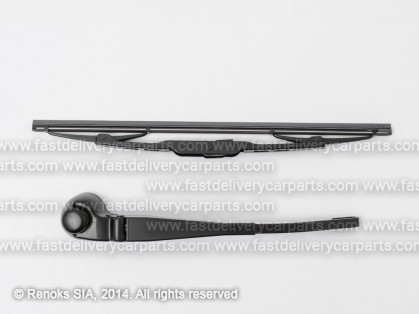 VW Polo 01->05 logu tīrītāja slotiņas turētājs aizmugures +slotiņa 330MM