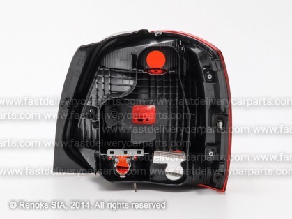 VW Polo 09->17 tail lamp HB L 09->14 without bulb holders DEPO