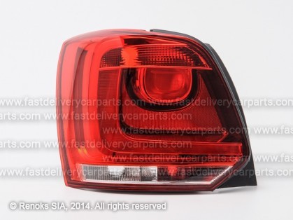 VW Polo 09->17 tail lamp HB L 09->14 with bulb holders