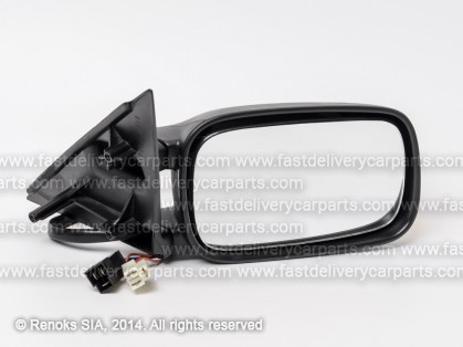 VW Passat 88->93 spogulis R elektro apsildāms melns liekts 3pins