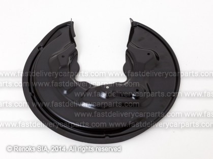 AD A3 03->08 wheel dust shield rear L 310MM ALUMINUM