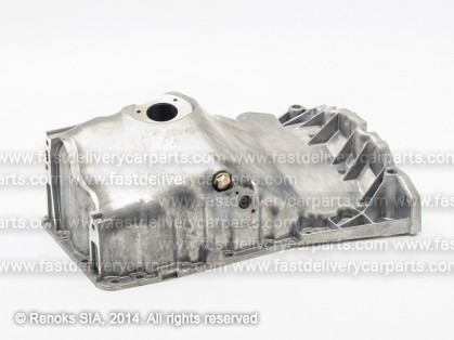 AD A4 95->99 oil pan 1.6/1.9TDi ALUMINUM with oil level sensor hole