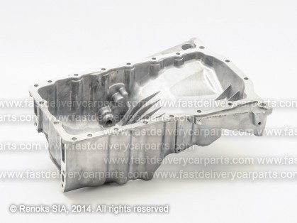 AD A4 95->99 oil pan 1.6/1.9TDi ALUMINUM with oil level sensor hole