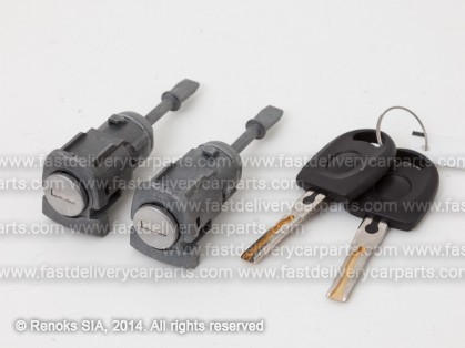 AD A6 97->01 durvju slēdzenes ar atslēgām komplekts 2gab skat VW Passat 96->00