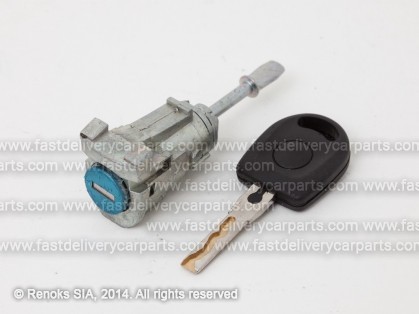 SE Arosa 01->04 door lock cylinder front L with key same VW Passat 00->05