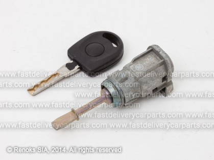 SE Arosa 01->04 door lock cylinder front R with key same VW Passat 00->05