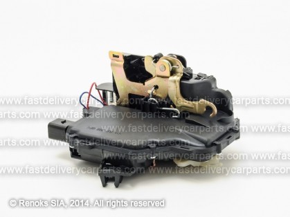 SK Octavia 01->05 durvju roktura mehānisms centrālai atslēgai aizmugures R skat VW Passat 96->00