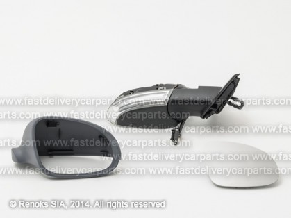 VW Passat 00->05 spogulis R elektro apsildāms gruntēts liekts ar pagriezienu 6pins 03->05