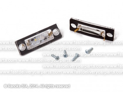 VW Caddy 04->10 licence plate lamp LED set 2pcs