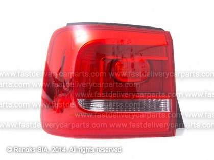 VW Touran 10->15 tail lamp outer L without bulb holders TYC
