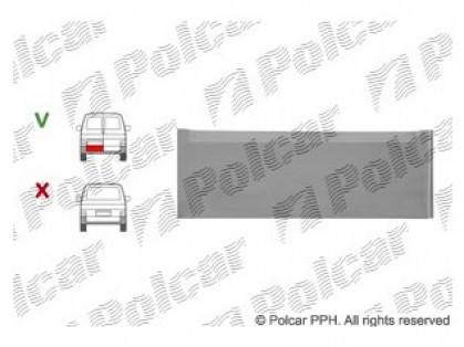 VW Transporter 90->03 rear door part L 200MM