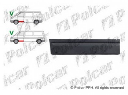VW Transporter 90->03 front door part lower L 190MM