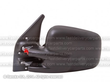 VW Transporter 90->03 spogulis L elektro apsildāms melns sfērisks 2kont 2/3pins