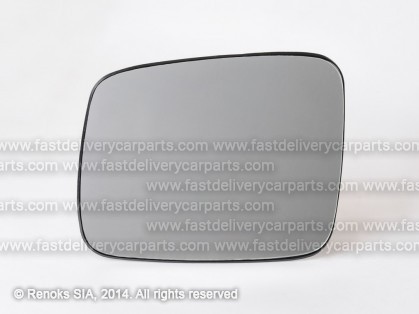 VW Transporter 90->03 spoguļa ieliktnis L apsildāms taisns VIEW MAX