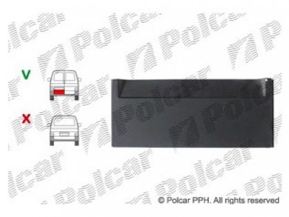 VW Transporter 90->03 rear door part L 278MM