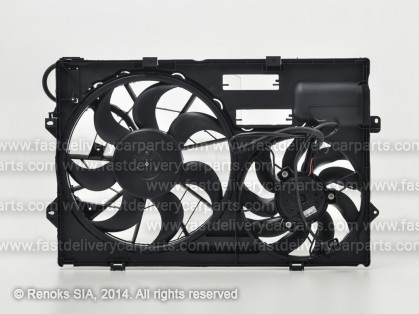 VW Transporter 03->09 ventilators 2 ar difuzoru 420/285mm