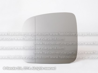 VW Transporter 03->09 spoguļa ieliktnis L apsildāms sfērisks