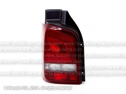 VW Transporter 09->15 tail lamp L smoked/red without bulb holders Caravelle/Multivan DEPO