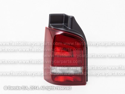 VW Transporter 09->15 tail lamp L smoked/red without bulb holders Caravelle/Multivan TYC