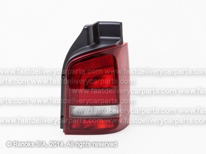VW Transporter 09->15 tail lamp R smoked/red without bulb holders Caravelle/Multivan TYC