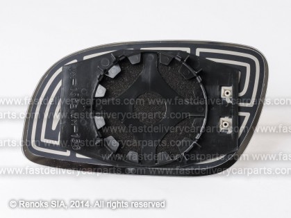 VW Touran 03->06 spoguļa ieliktnis R apsildāms liekts VIEW MAX