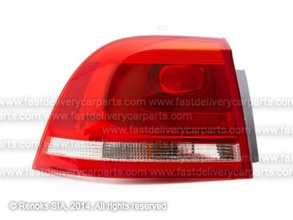 VW Touareg 10->14 tail lamp outer L without bulb holders VALEO 44257