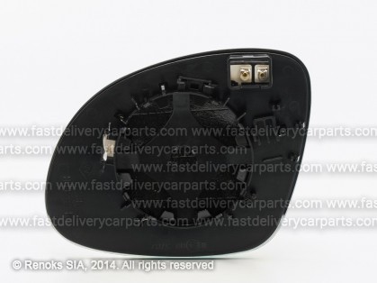 SK Yeti 09->13 стекло зеркала с рамкой R с обогревом гнутое смотреть VW Sharan 10->