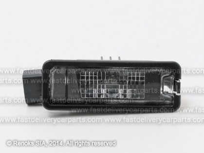 VW Passat 10->14 licence plate lamp SED L=R with bulb holders W5W DEPO