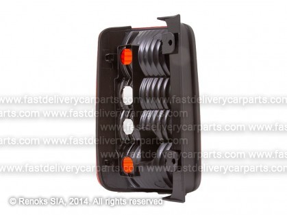 VW Caddy 10->15 tail lamp 1D L smoked P21-4W/P21W/PY21W without bulb holders DEPO