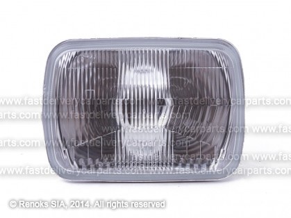 Headlight universal 200X142 H4 DEPO