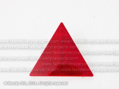 Atstarotājs trīsstūris sarkans 140mm
