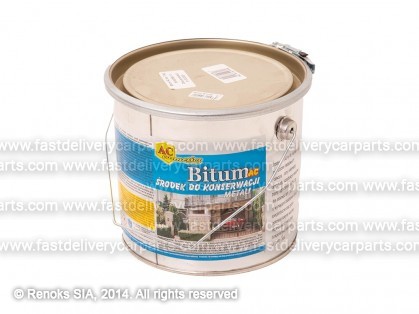 Bitumen for metal protection black 3000ml