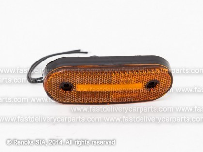 Габарит универсальный с кронштэйном жёлтый LED 115x41x20MM