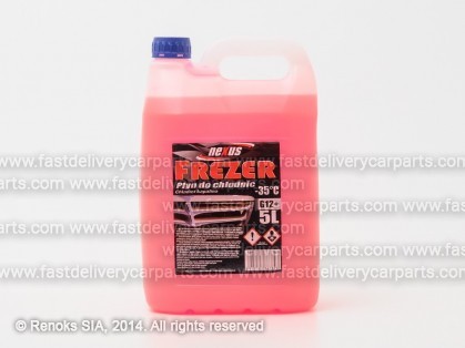 Radiator fluid red 5L G12 -37C +108C