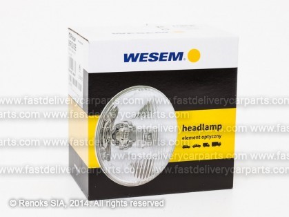 Headlight universal 144mm H4