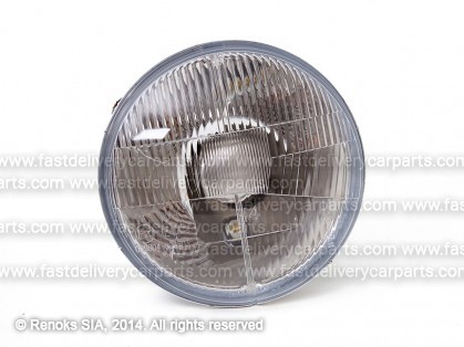 Headlight universal 178mm H4+parking lamp