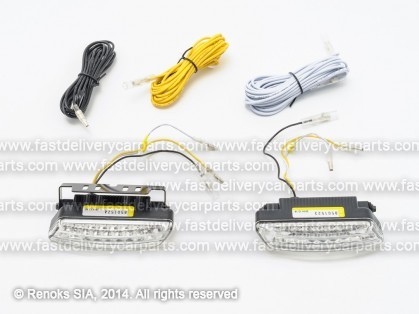 Daytime running lights set 2 pcs 18 LED 100x25x35