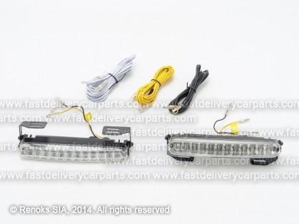 Daytime running lights set 2 pcs 24 LED 160x25x40