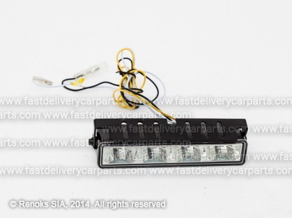 Daytime running lights set 2 pcs 4 LED 120x23x37