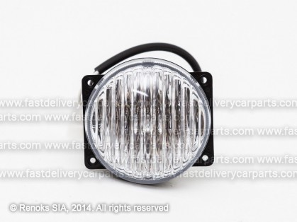 Fog lamp L=R H3 round with bulb 12V 80 MM 96 MM EU