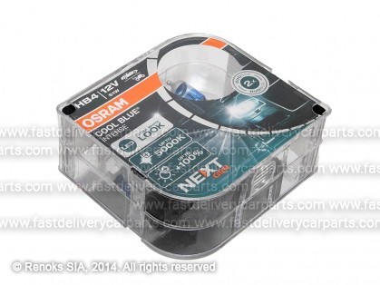 Bulb HB4 9006 51W 12V OSRAM Cool Blue Intense +100% 5000k set 2pcs