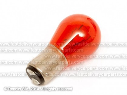 Bulb P21/5W 12V double pin PHILIPS 1pcs red shine