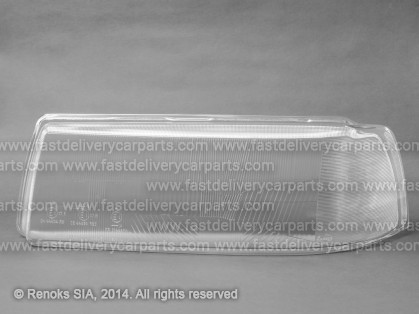 AD 90 87->91 head lamp glass L HELLA