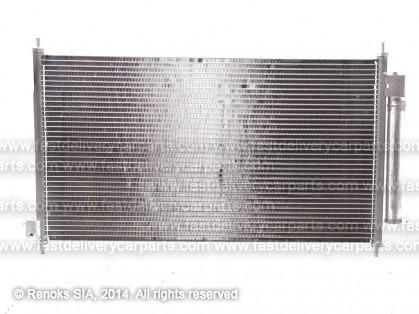 HN Civic 11->16 condenser 695X370X16 with receiver dryer 1.5/1.8/2.2/2.4 MARELLI