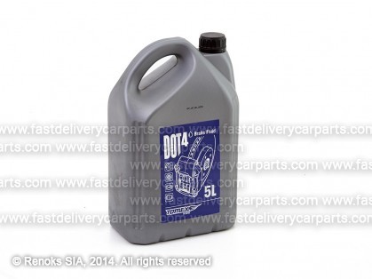 Brake fluid DOT4 5L TOMEX